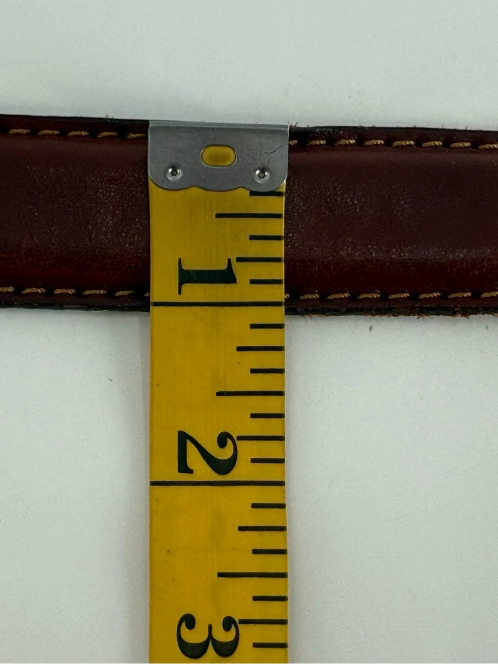Vero‎ Cuoio Vintage Italian Leather Belt 38